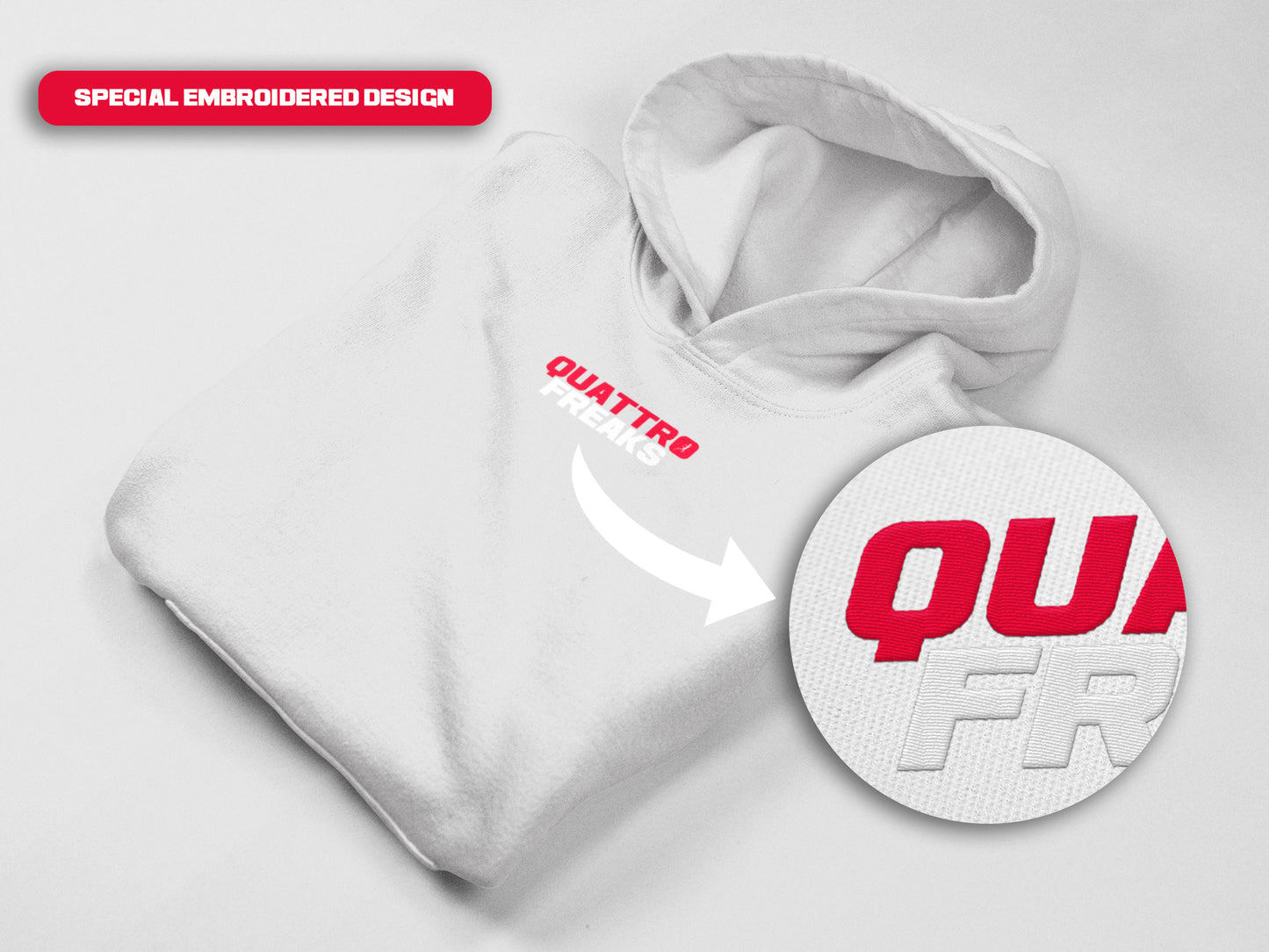 Original Quattro Freaks Embroidered Hoodie